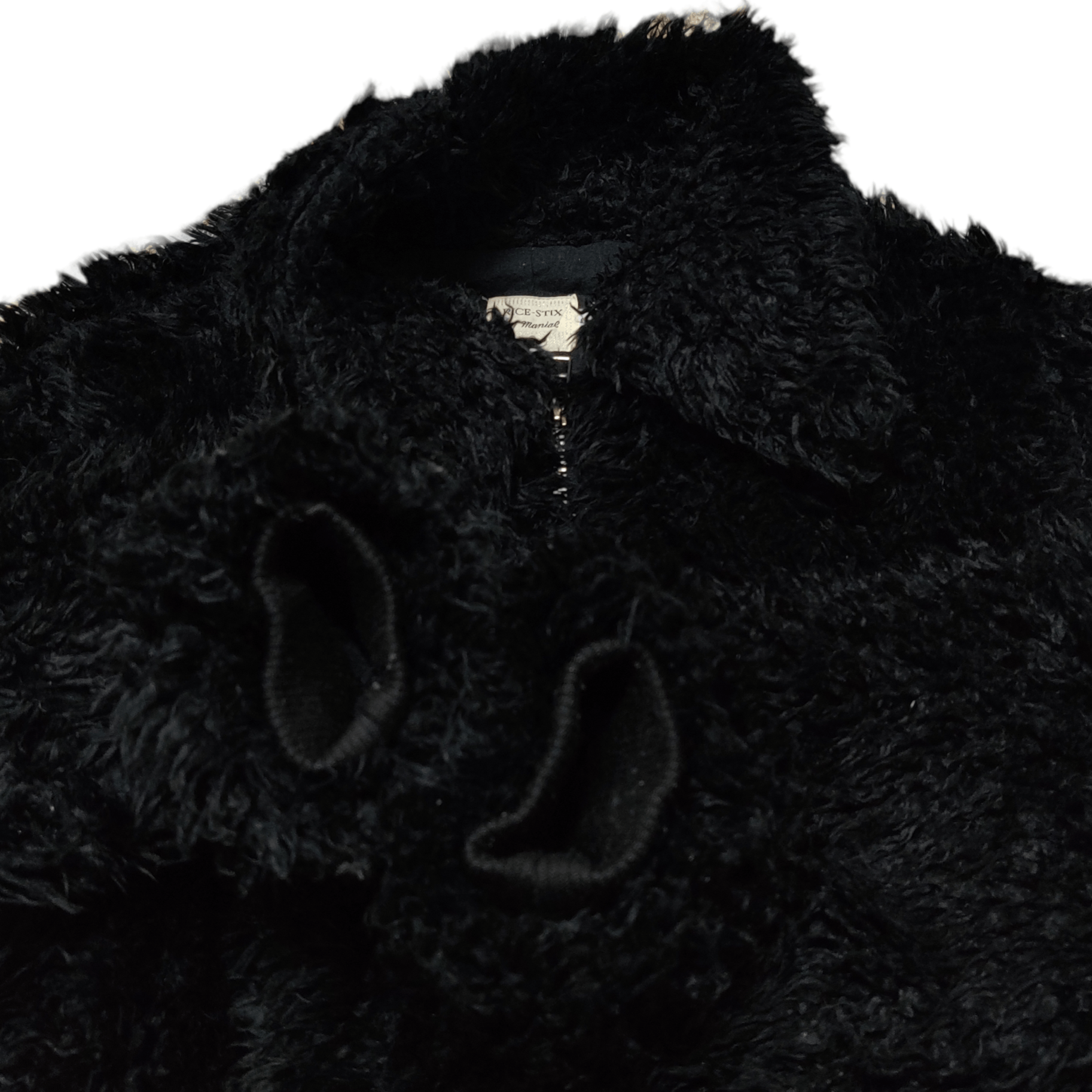 Japanese Brand Vintage Japanese Brand Rice-Stix by Manial Faux Fur Zip Up Size S / US 4 / IT 40 - 8 Thumbnail