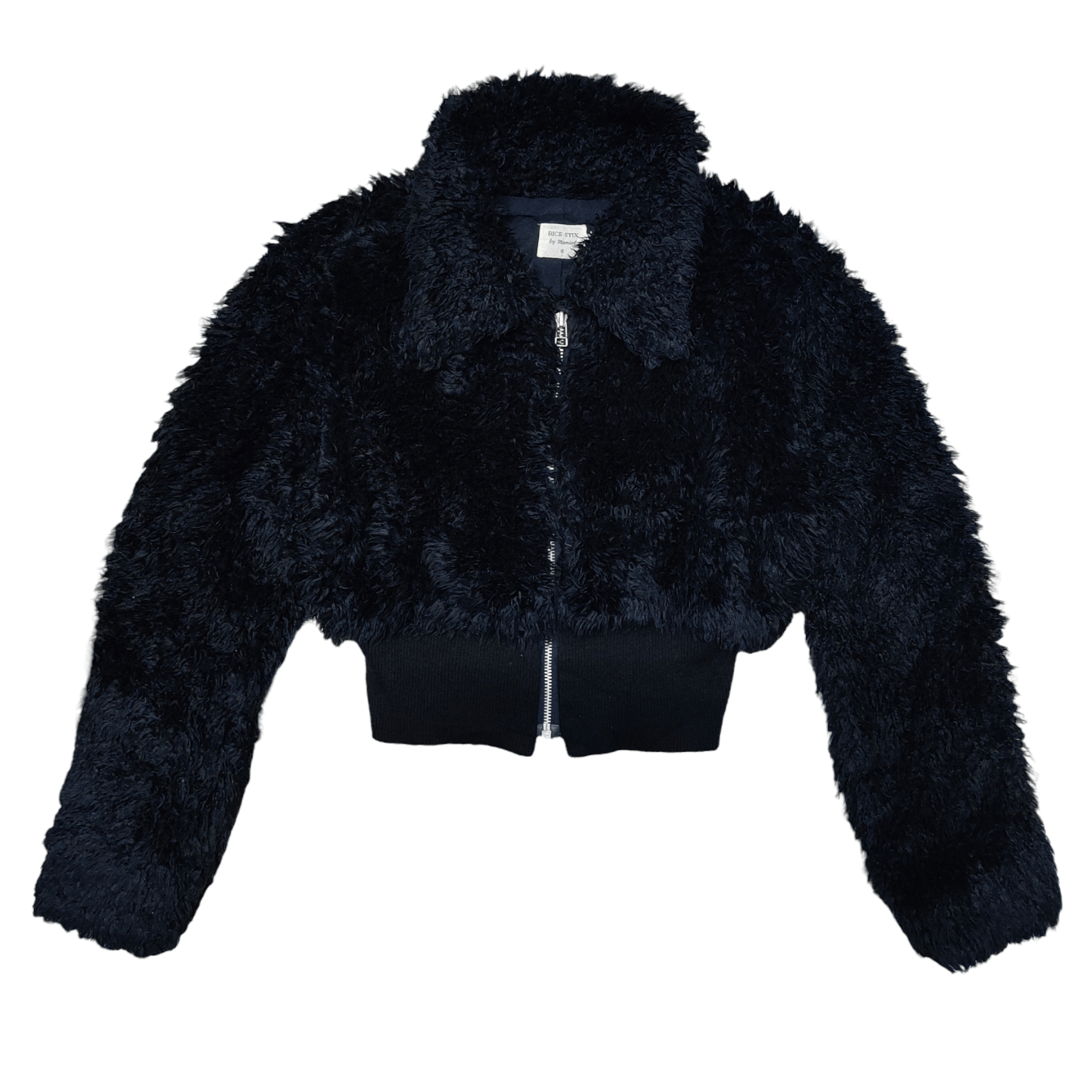 Japanese Brand Vintage Japanese Brand Rice-Stix by Manial Faux Fur Zip Up Size S / US 4 / IT 40 - 1 Thumbnail