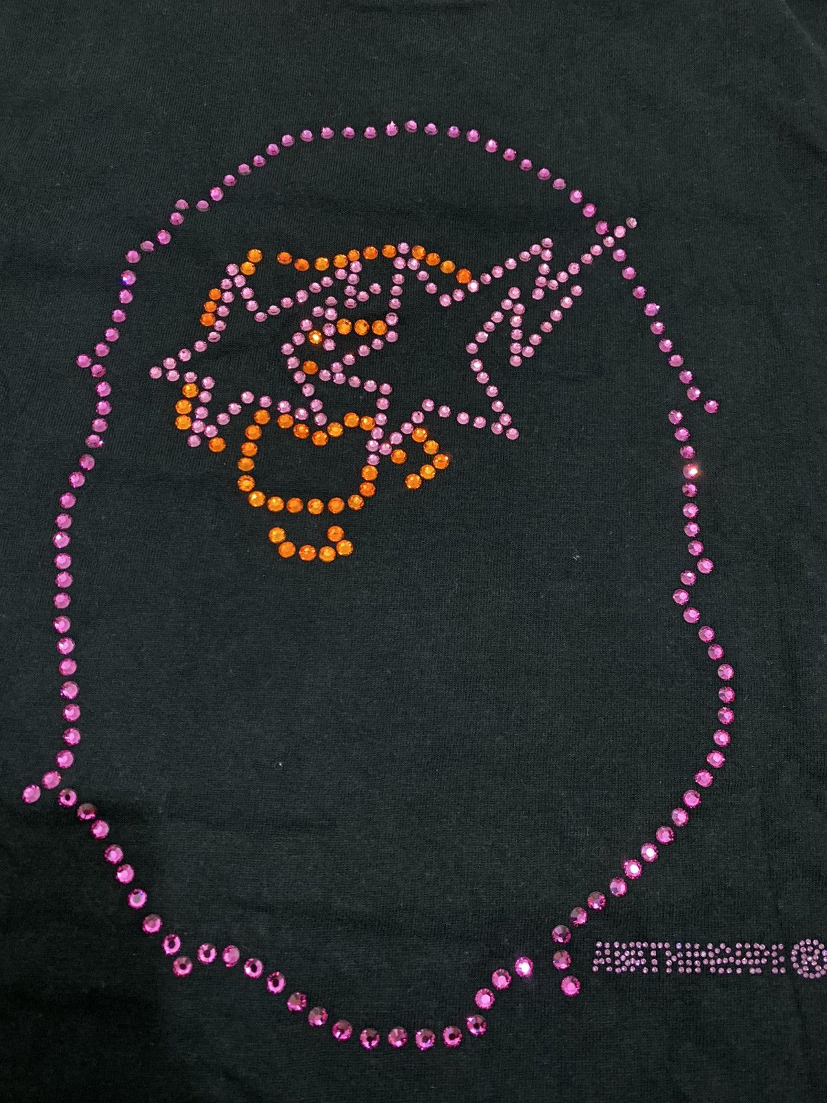 Bape Swarovski Ape Head Tee Size US L / EU 52-54 / 3 - 2 Thumbnail