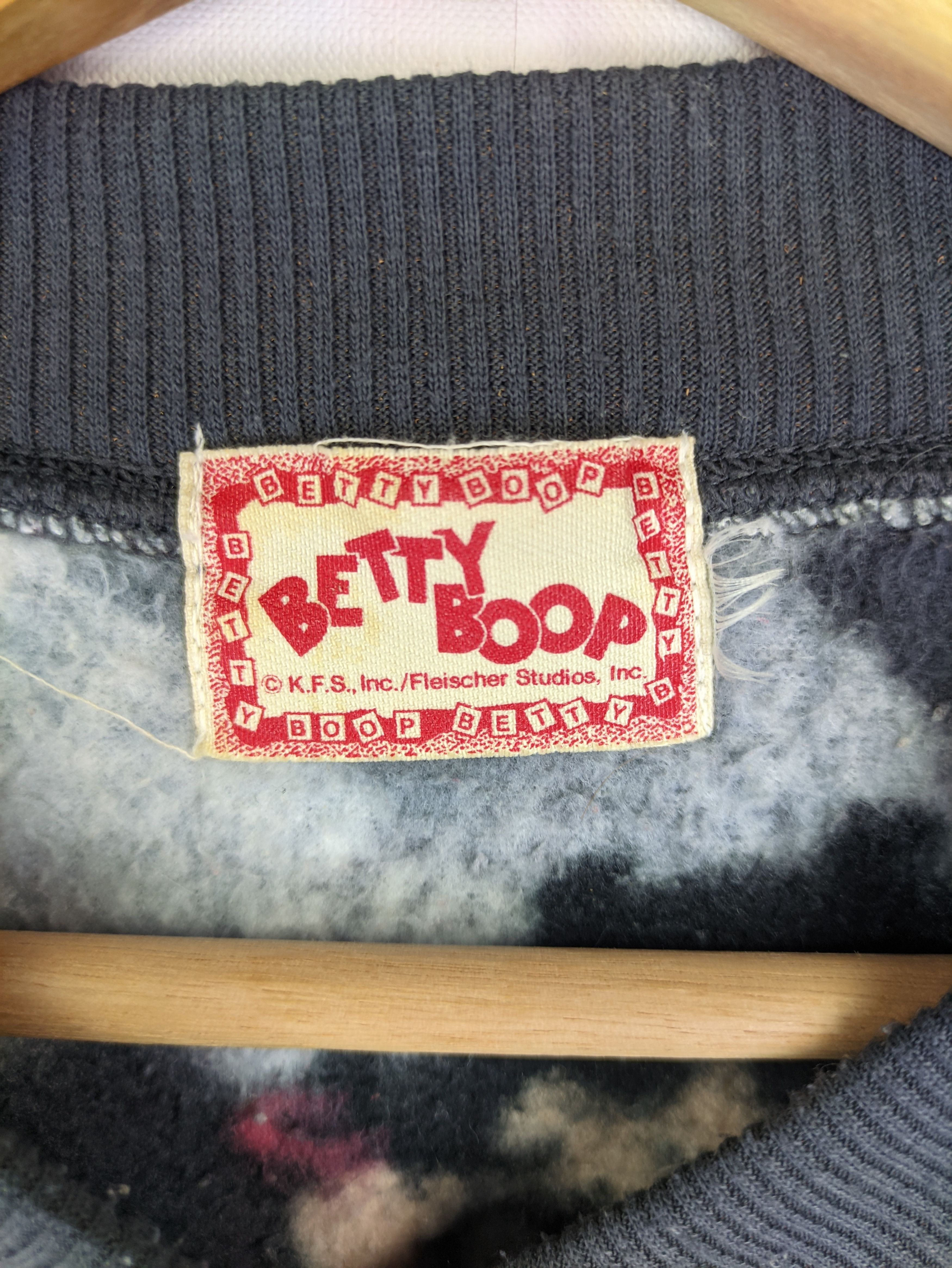 Cartoon Network Steals🔥Vintage Fleece Cardigan Jacket by Betty Boop Size M / US 6-8 / IT 42-44 - 3 Thumbnail