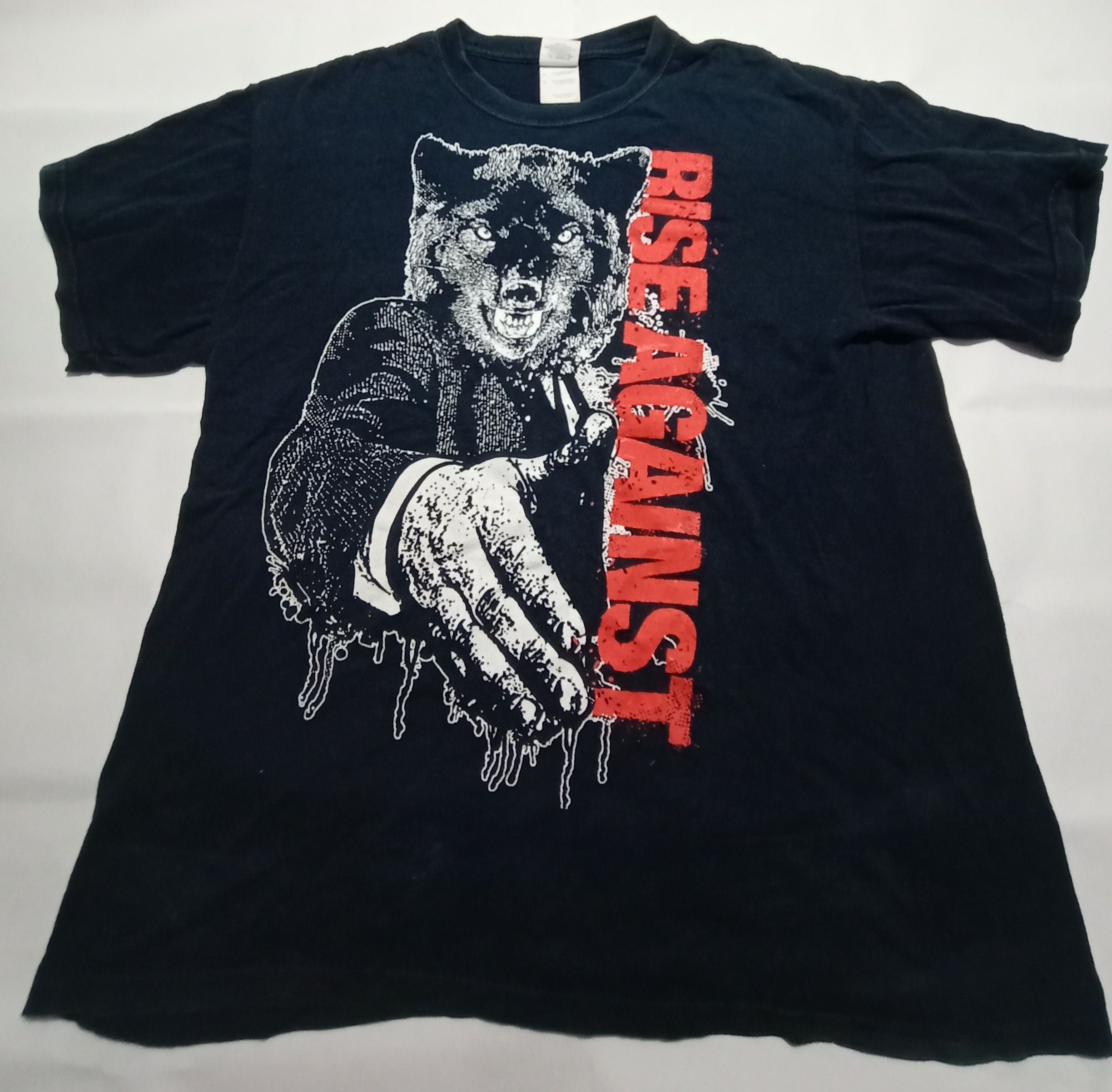 Band Tees Vintage Rise Against Band Hardcore Graphic Tee Size US M / EU 48-50 / 2 - 1 Thumbnail