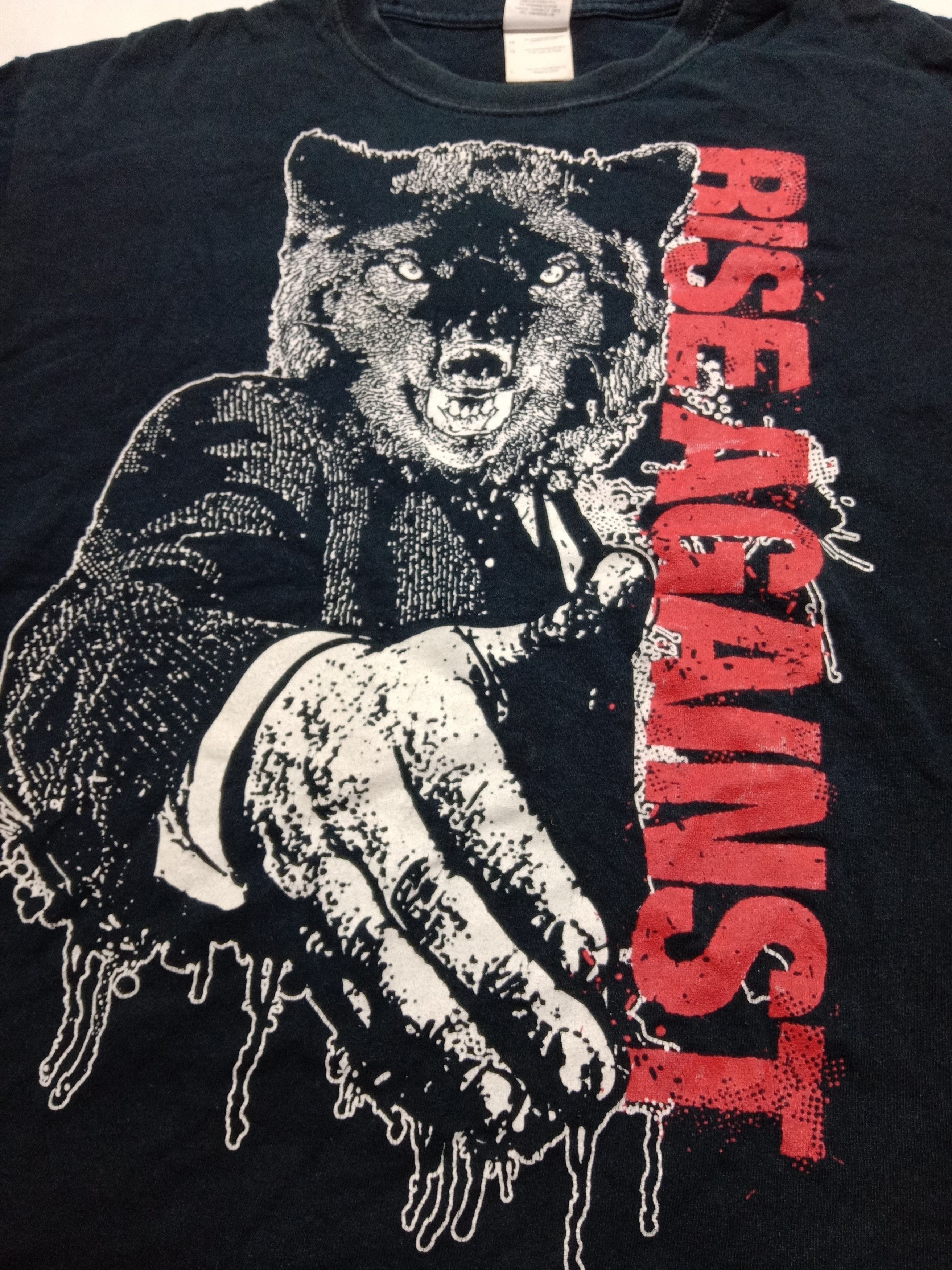 Band Tees Vintage Rise Against Band Hardcore Graphic Tee Size US M / EU 48-50 / 2 - 2 Thumbnail