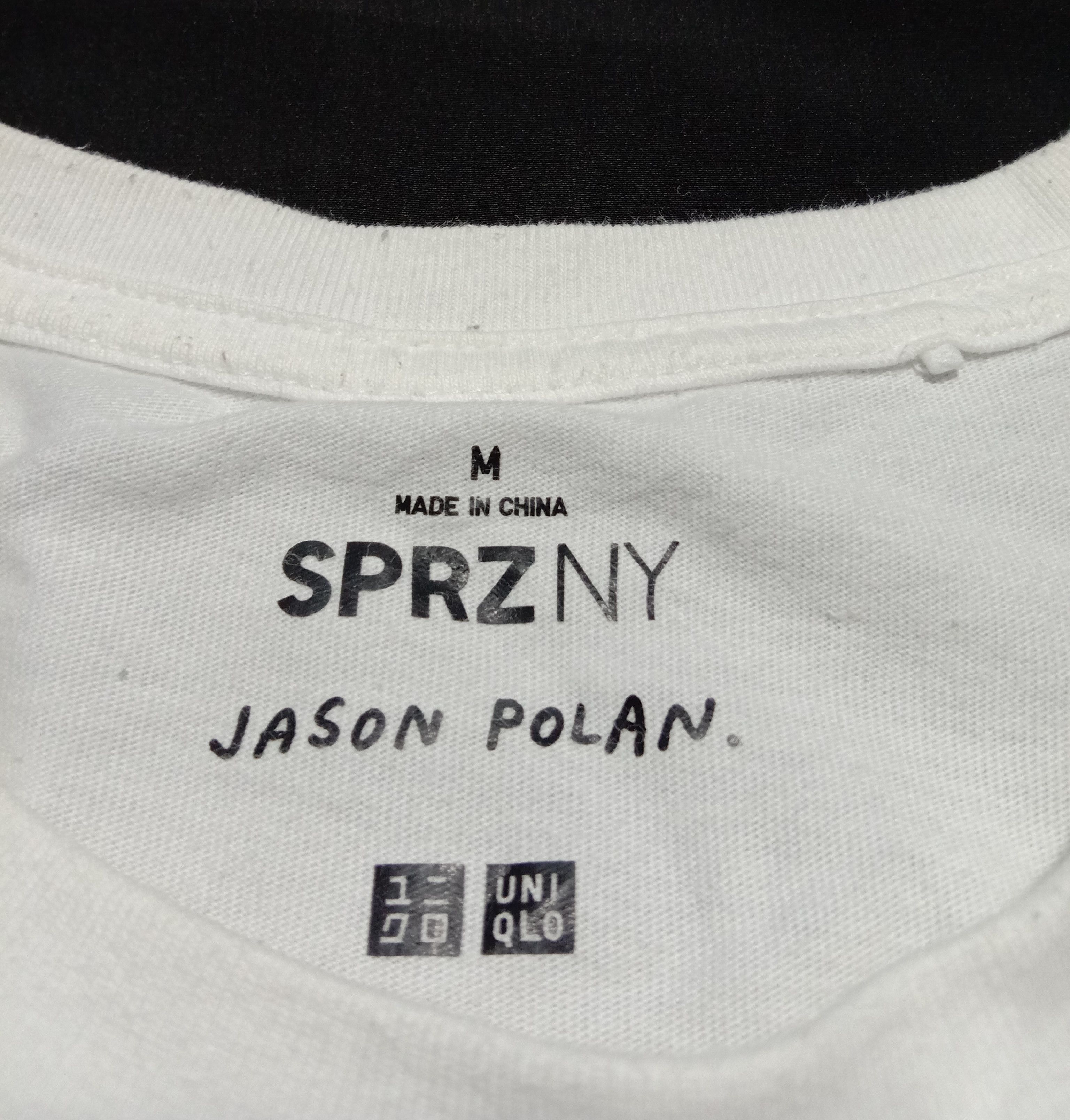 Japanese Brand Jason Polan White Big Art Tee Size US M / EU 48-50 / 2 - 4 Thumbnail