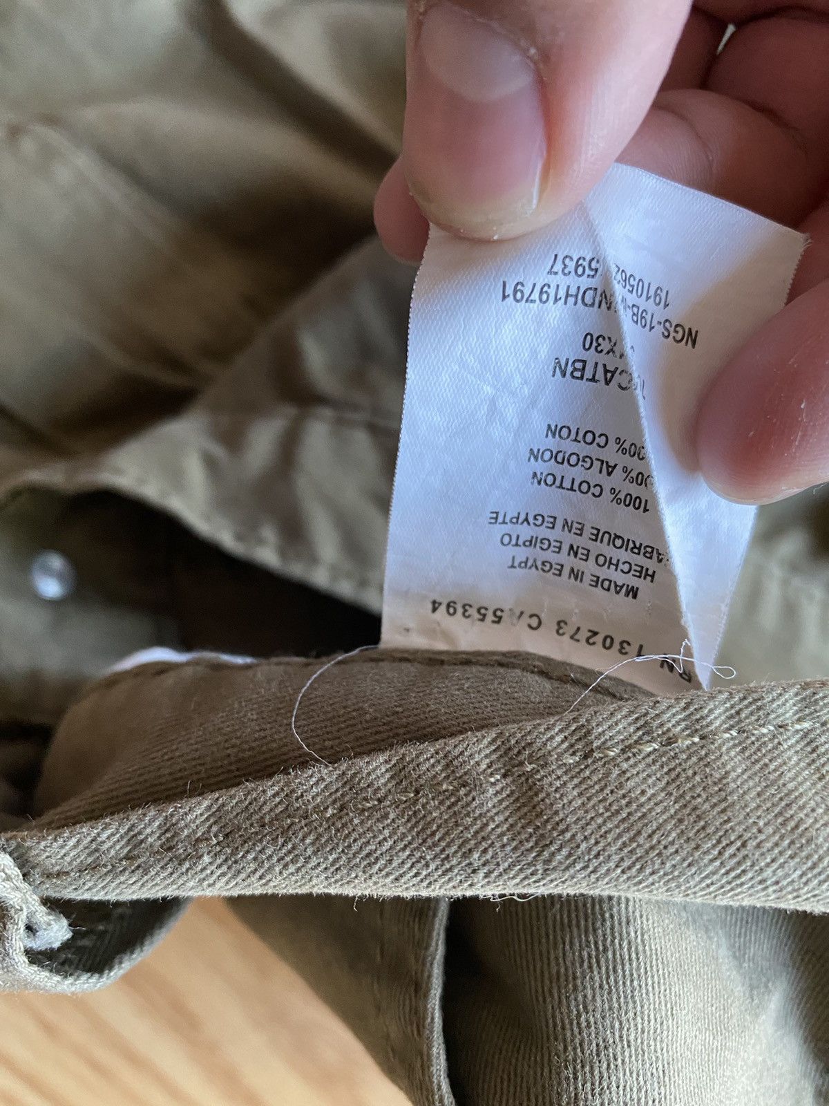 Vintage Vintage Wrangler Cargo Pants Olive Green Size US 32 / EU 48 - 6 Thumbnail