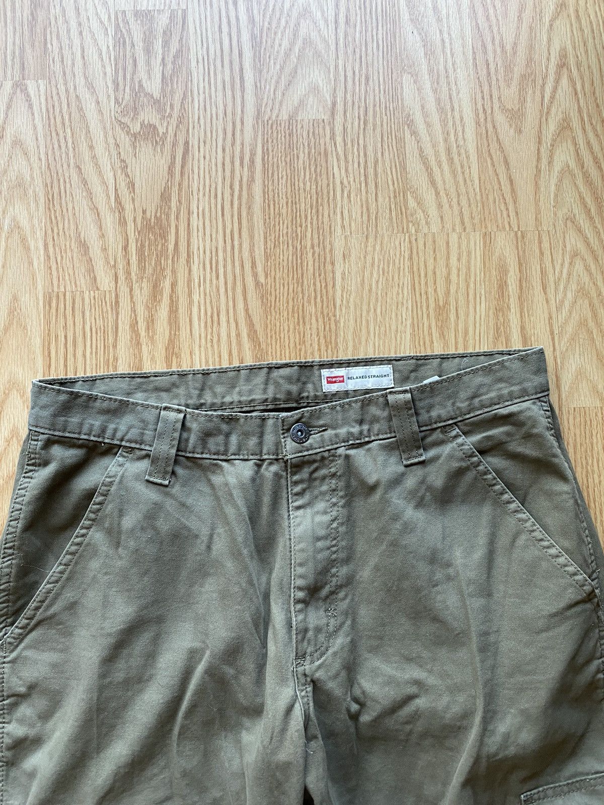 Vintage Vintage Wrangler Cargo Pants Olive Green Size US 32 / EU 48 - 5 Thumbnail