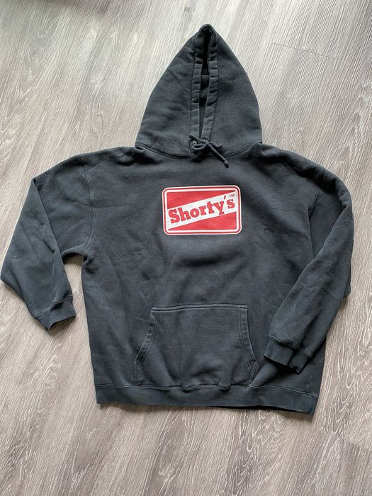 Vintage Shorty’s Skateboard Hardware Black Logo Hoodie Vintage | Grailed