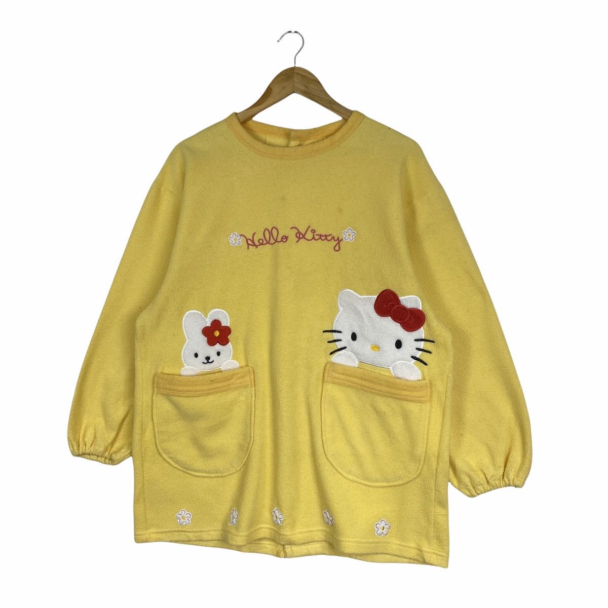 Cartoon Network × Japanese Brand × Vintage VINTAGE HELLO KITTY SANRIO CARTOON FLEECE SHIRT Size US L / EU 52-54 / 3 - 3 Thumbnail