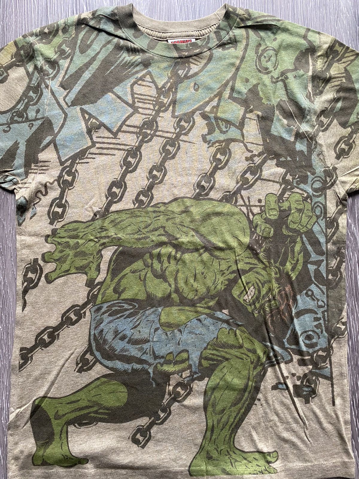 Marvel Comics Vintage Marvel Comics The Incredible Hulk T Shirt Green 2009 Size US M / EU 48-50 / 2 - 4 Thumbnail