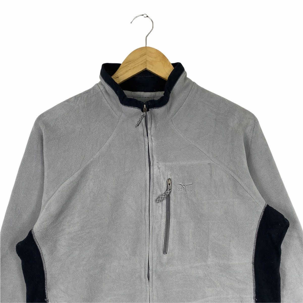 Mizuno × Vintage VINTAGE MIZUNO SMALL LOGO SPORTSWEAR FLEECE ZIPPER SWEATER Size US M / EU 48-50 / 2 - 4 Thumbnail