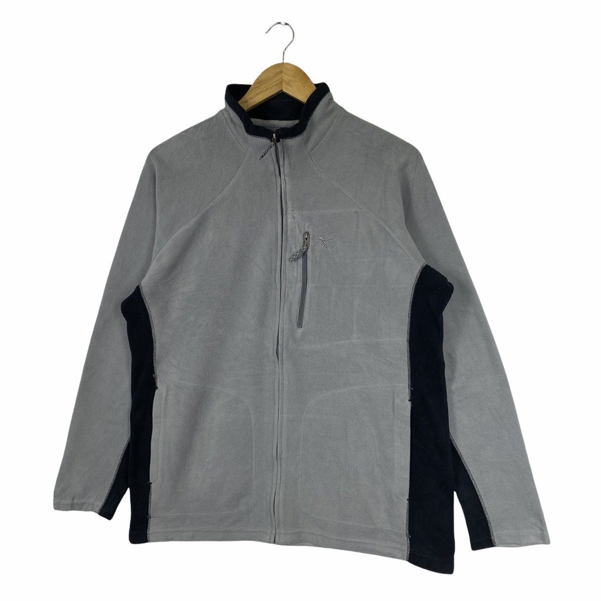 Mizuno × Vintage VINTAGE MIZUNO SMALL LOGO SPORTSWEAR FLEECE ZIPPER SWEATER Size US M / EU 48-50 / 2 - 3 Thumbnail