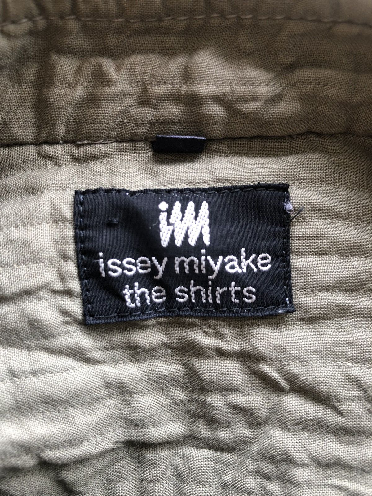 Issey Miyake ARCHIVE🔥80s Mandarin Collar Wrinkles Unstructure Shirt Jkt Size US L / EU 52-54 / 3 - 8 Thumbnail