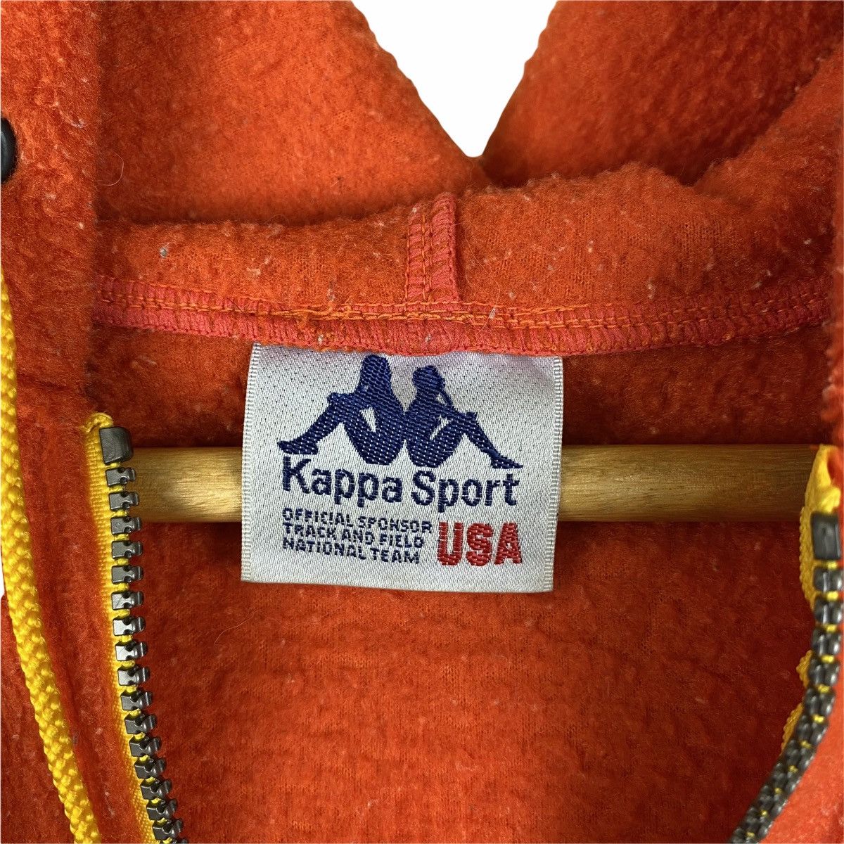 Kappa × Vintage VINTAGE KAPPA SPORT USA MULTIFLEX FLEECE HOODIE VEST JACKET Size US M / EU 48-50 / 2 - 7 Thumbnail