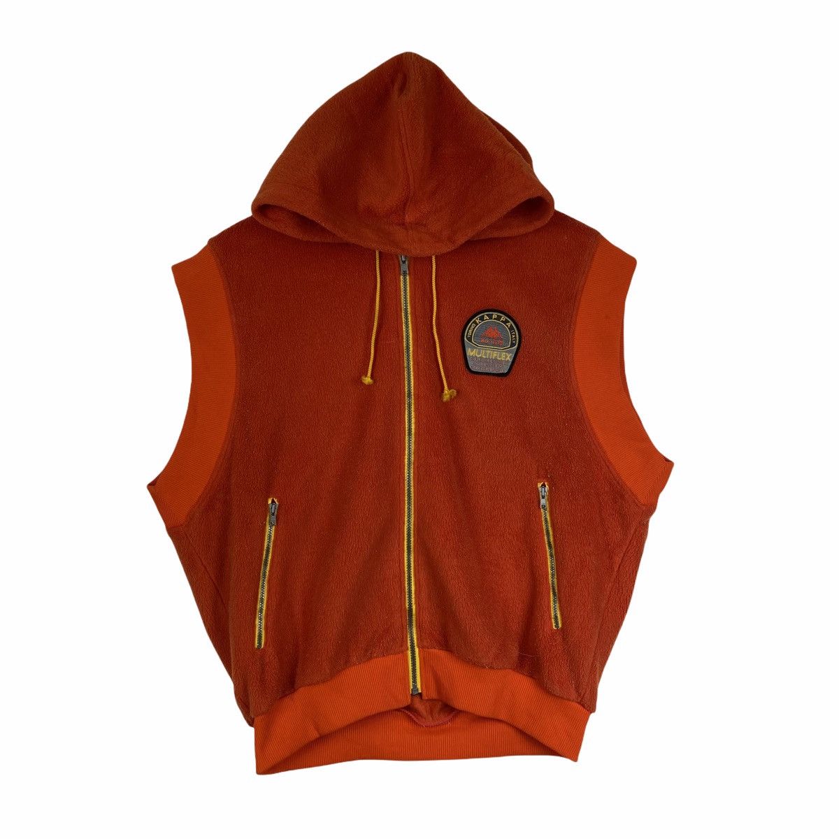 Kappa × Vintage VINTAGE KAPPA SPORT USA MULTIFLEX FLEECE HOODIE VEST JACKET Size US M / EU 48-50 / 2 - 1 Thumbnail