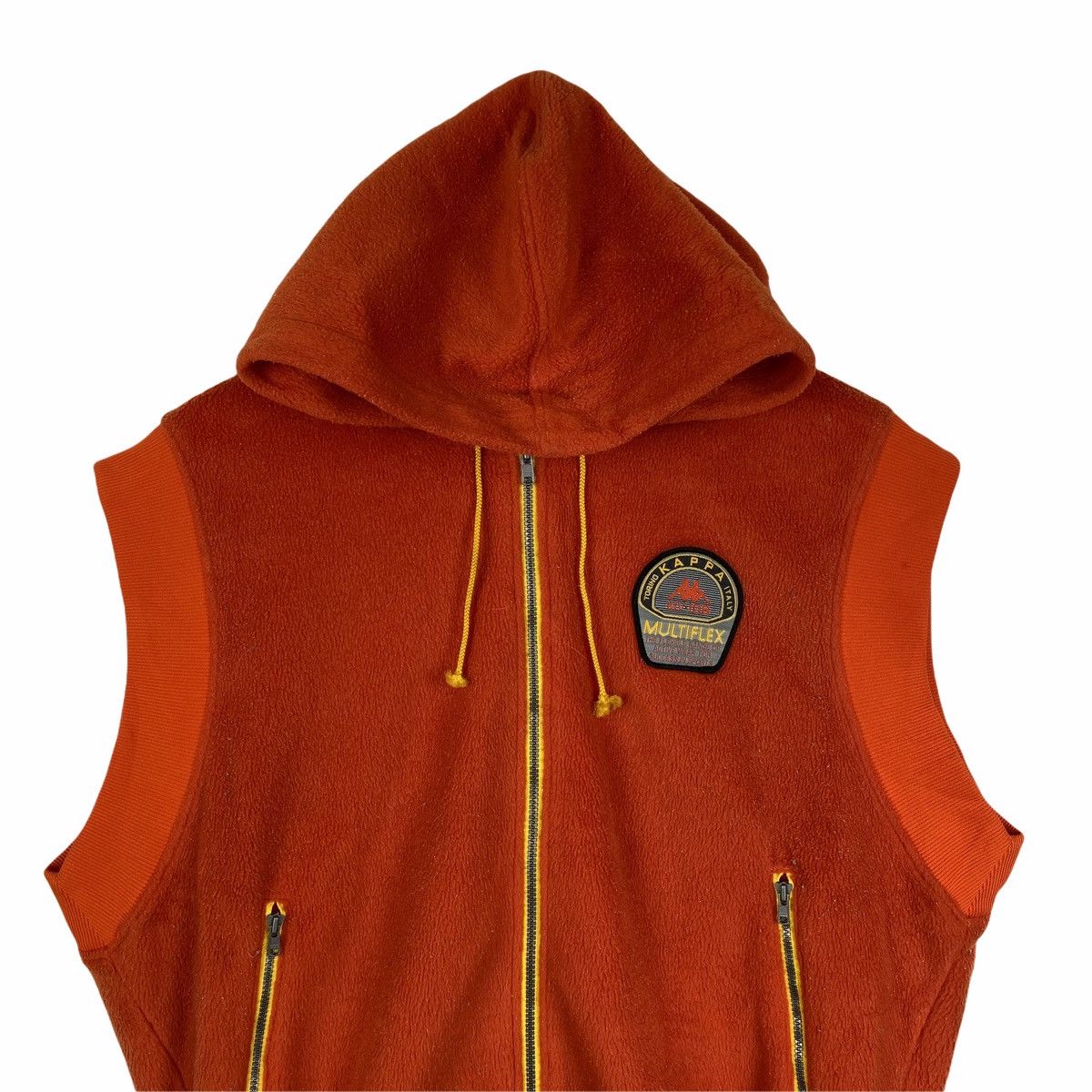 Kappa × Vintage VINTAGE KAPPA SPORT USA MULTIFLEX FLEECE HOODIE VEST JACKET Size US M / EU 48-50 / 2 - 4 Thumbnail
