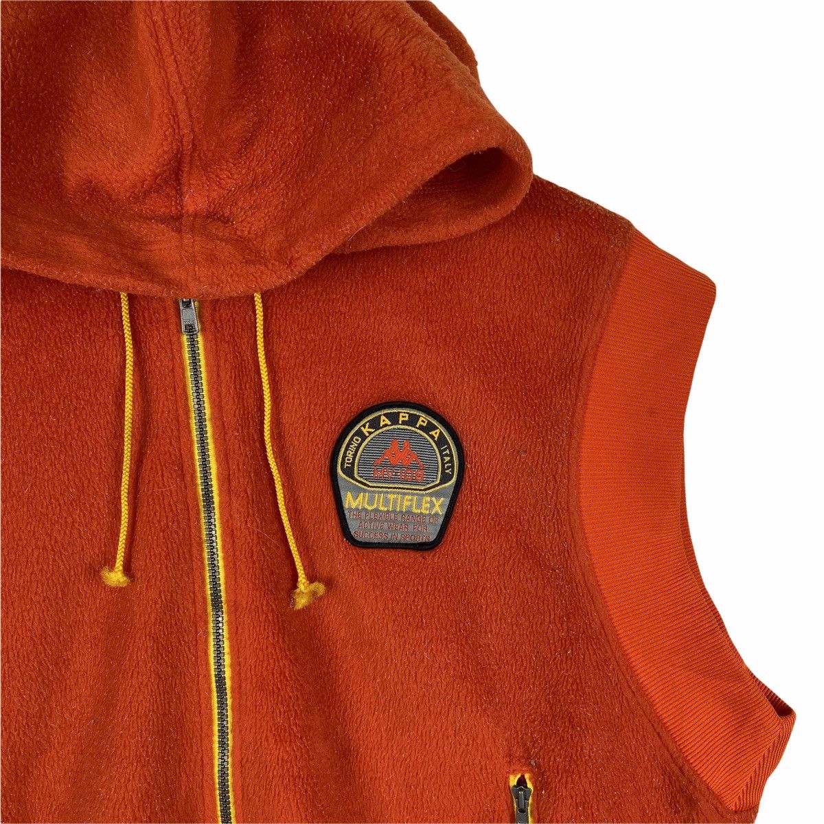 Kappa × Vintage VINTAGE KAPPA SPORT USA MULTIFLEX FLEECE HOODIE VEST JACKET Size US M / EU 48-50 / 2 - 6 Thumbnail