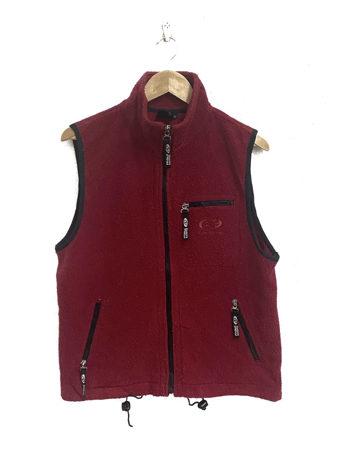 Maui and Sons × Vintage VINTAGE MAUI AND SONS HAWAII SURFING FLEECE ZIPPER VESTS Size US M / EU 48-50 / 2 - 1 Thumbnail