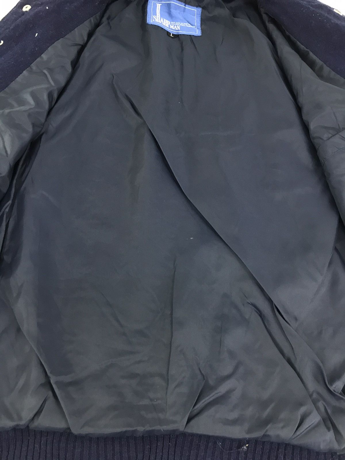 Japanese Brand Vintage Sharpman Varsity Jacket Wool Quilted Inner hype Size US L / EU 52-54 / 3 - 4 Thumbnail