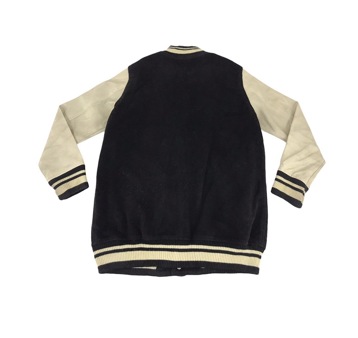 Vintage Rivet & Surge Varsity Jacket Synthetic Leather Sleeve Size US M / EU 48-50 / 2 - 2 Thumbnail