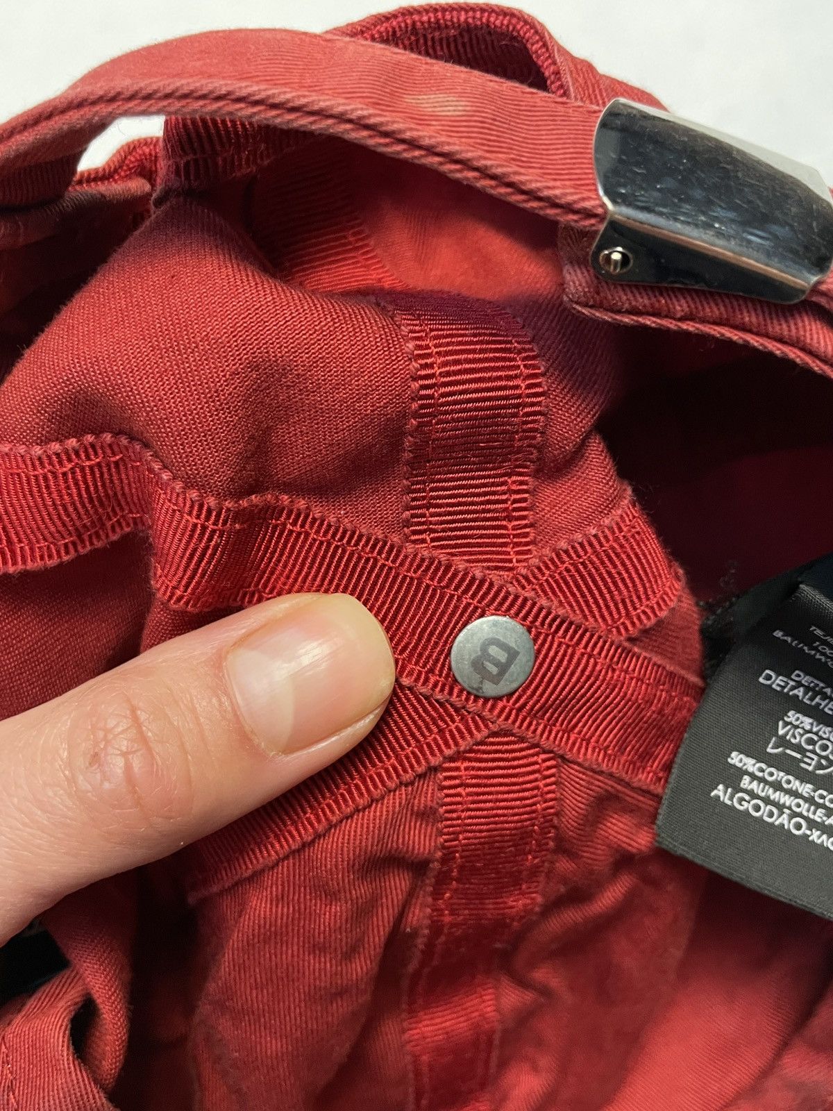 Balenciaga Balenciaga Distressed Embroidered Logo Cap Size ONE SIZE - 12 Thumbnail