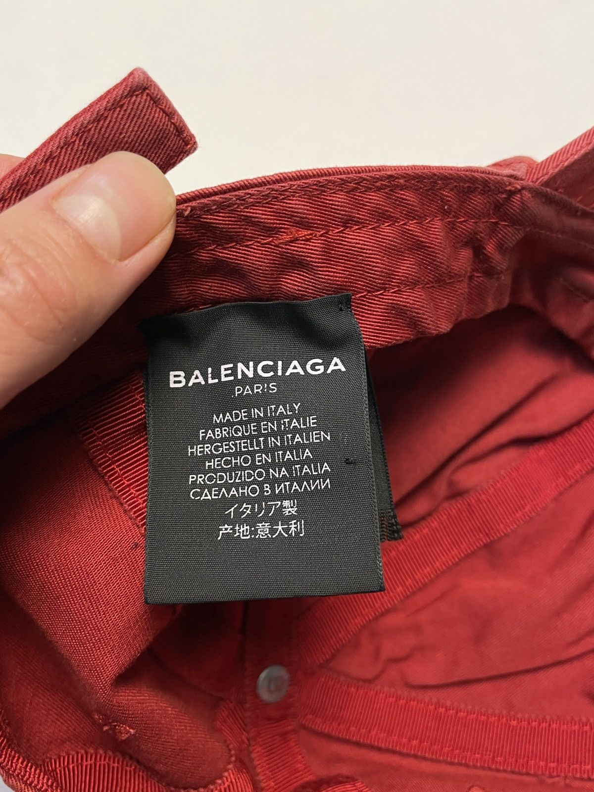 Balenciaga Balenciaga Distressed Embroidered Logo Cap Size ONE SIZE - 7 Thumbnail