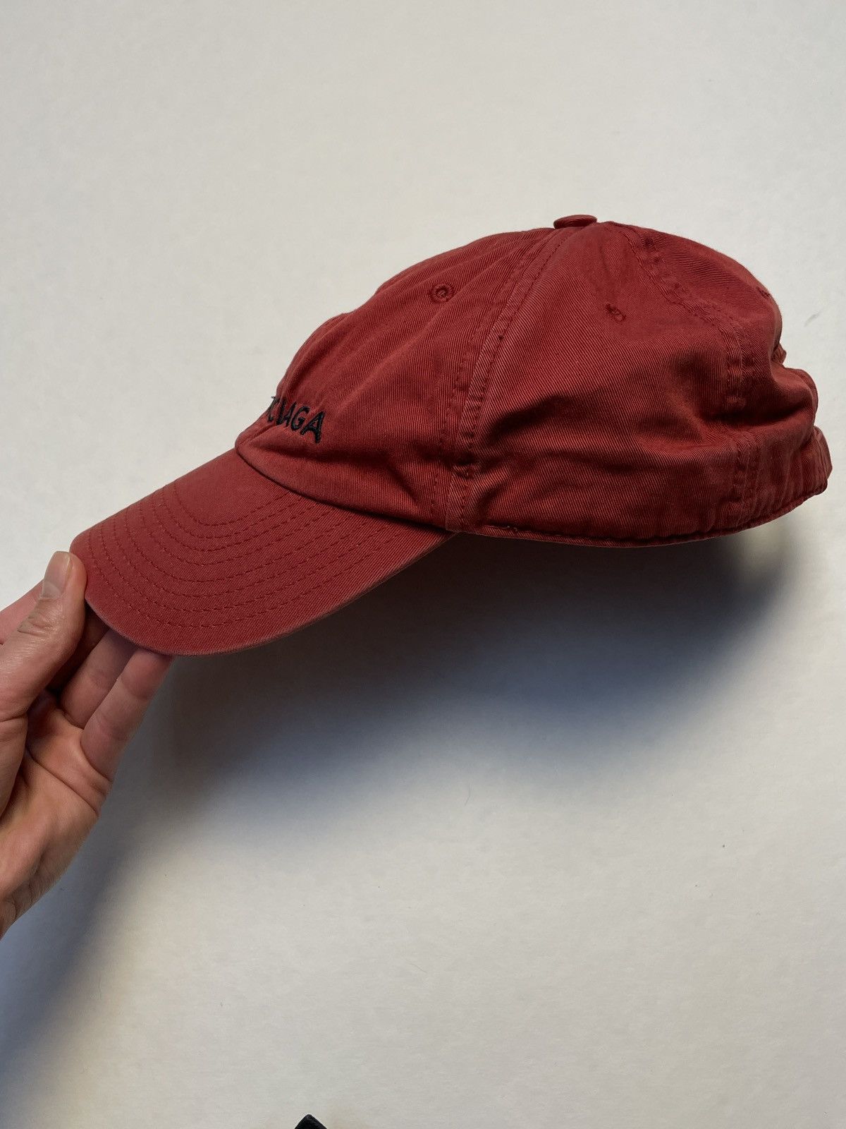 Balenciaga Balenciaga Distressed Embroidered Logo Cap Size ONE SIZE - 4 Thumbnail