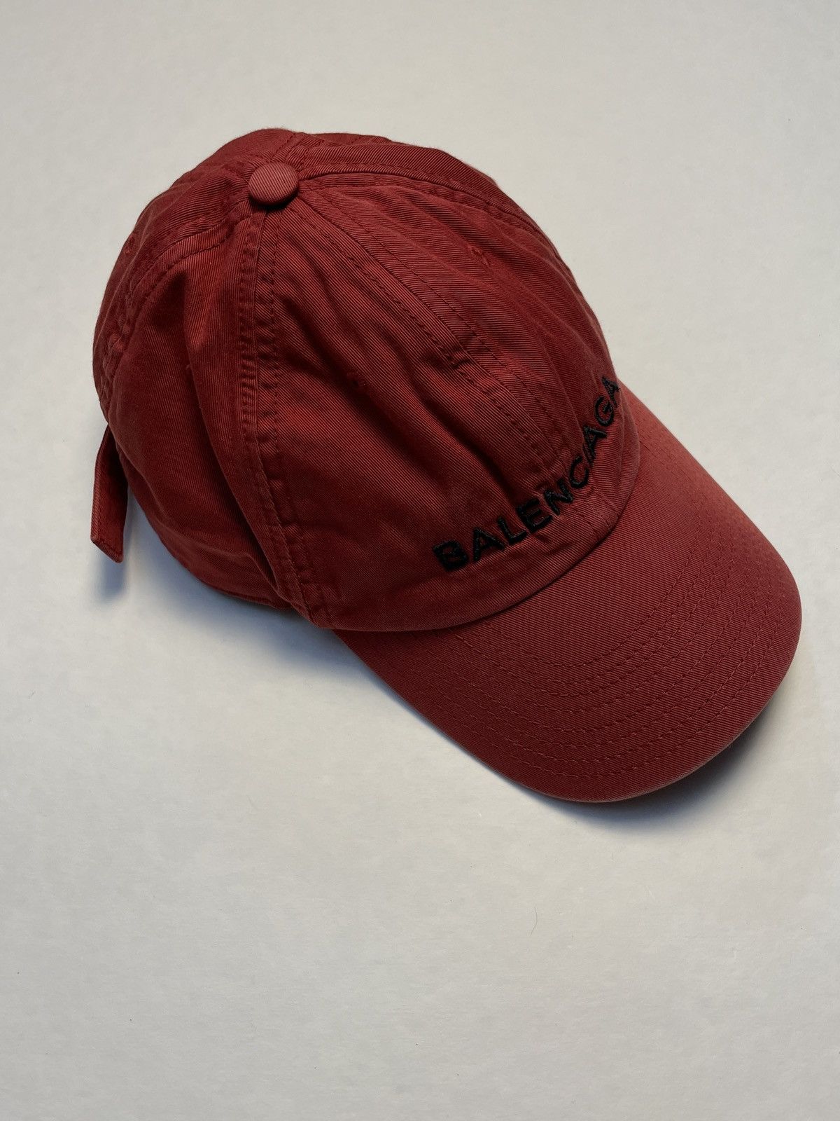 Balenciaga Balenciaga Distressed Embroidered Logo Cap Size ONE SIZE - 3 Thumbnail