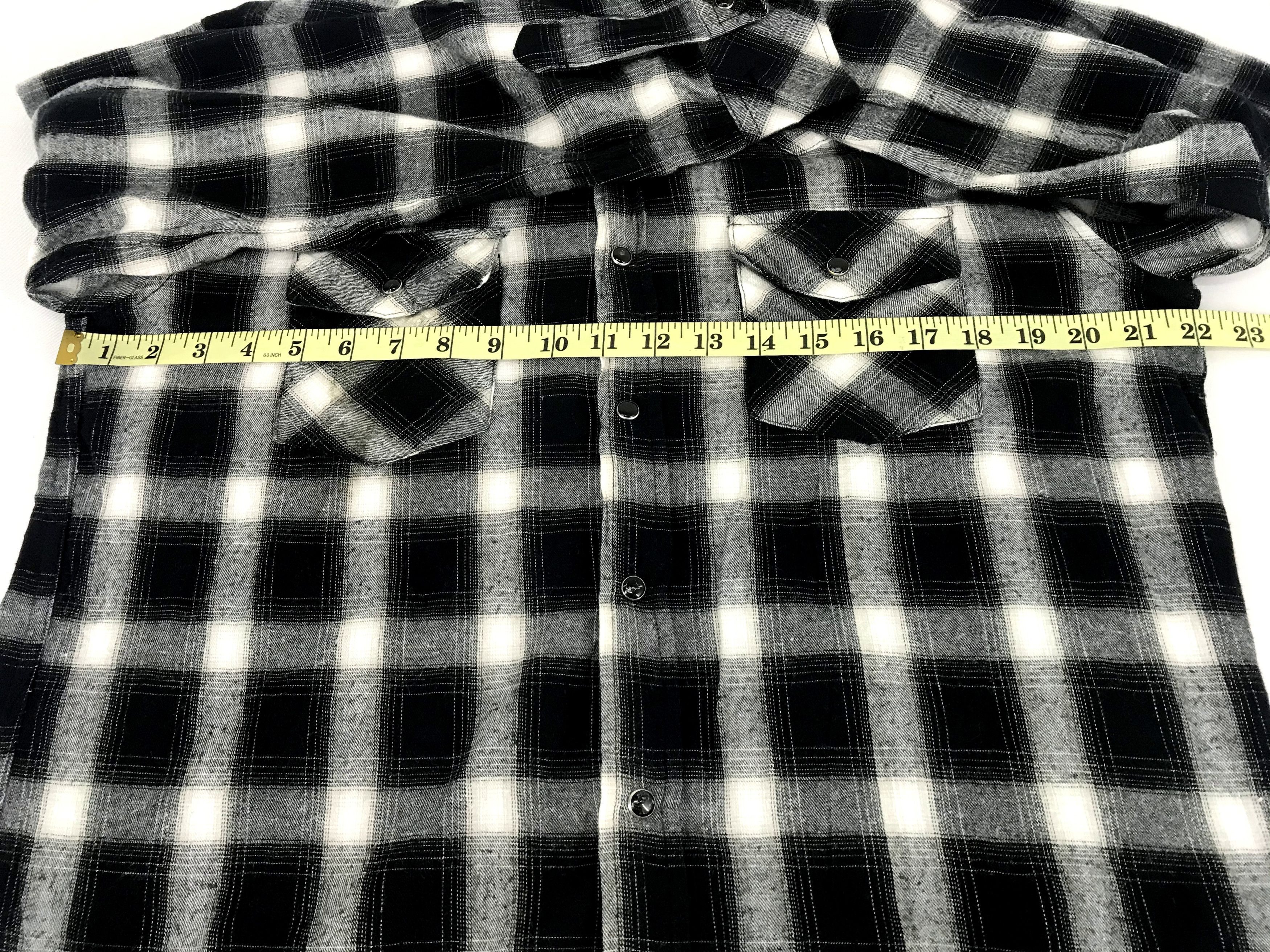 Flannel Vintage Style Commontage Flannel Shirt Double Pockets Size US L / EU 52-54 / 3 - 11 Thumbnail
