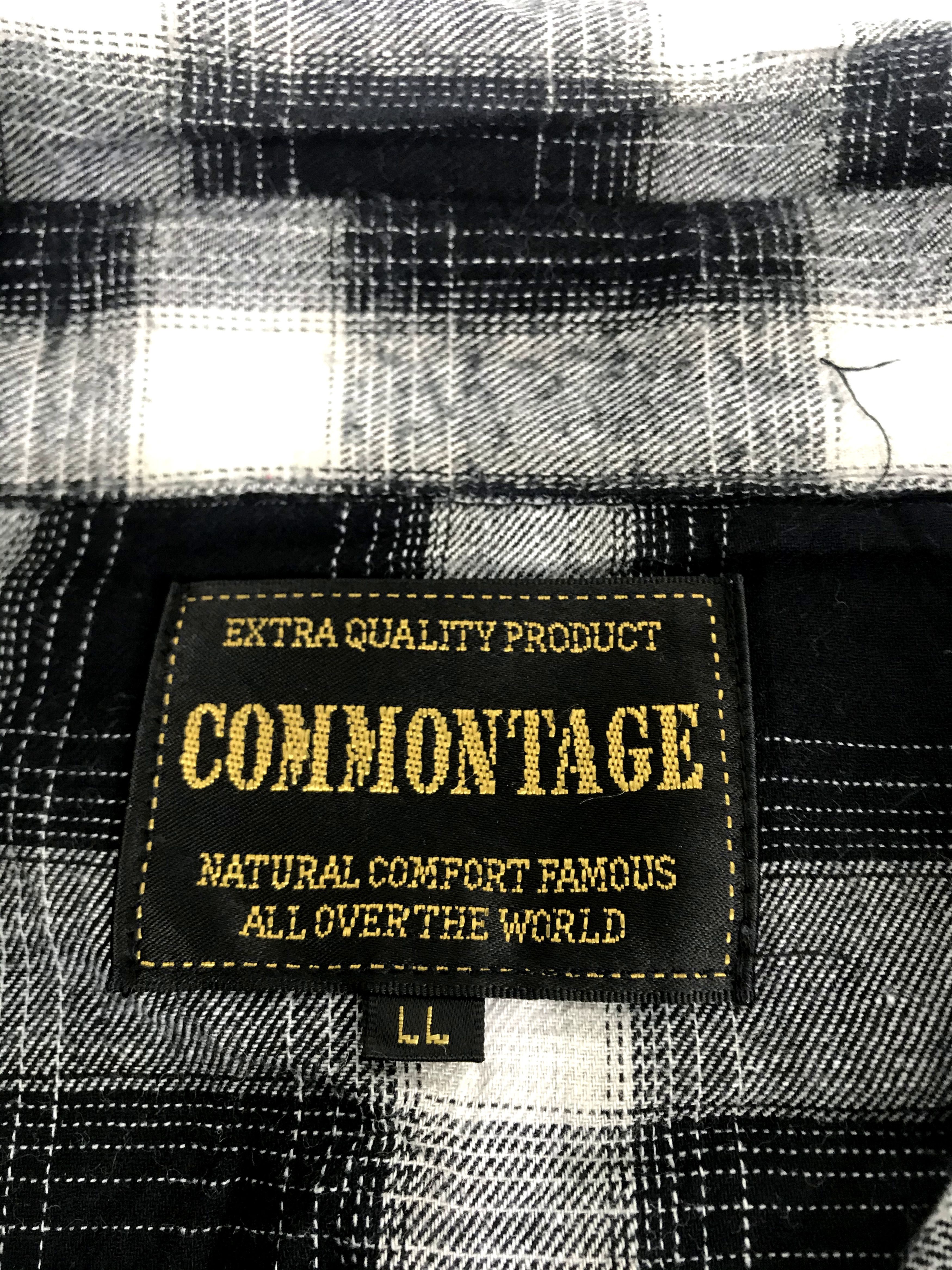 Flannel Vintage Style Commontage Flannel Shirt Double Pockets Size US L / EU 52-54 / 3 - 6 Thumbnail