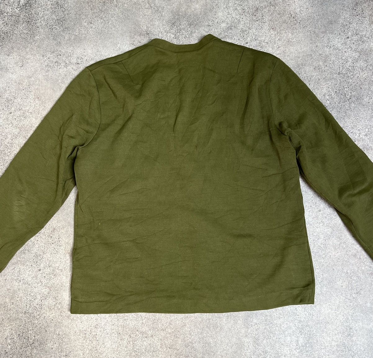 Vintage Vintage German Army khaki cardigan Size US S / EU 44-46 / 1 - 4 Thumbnail