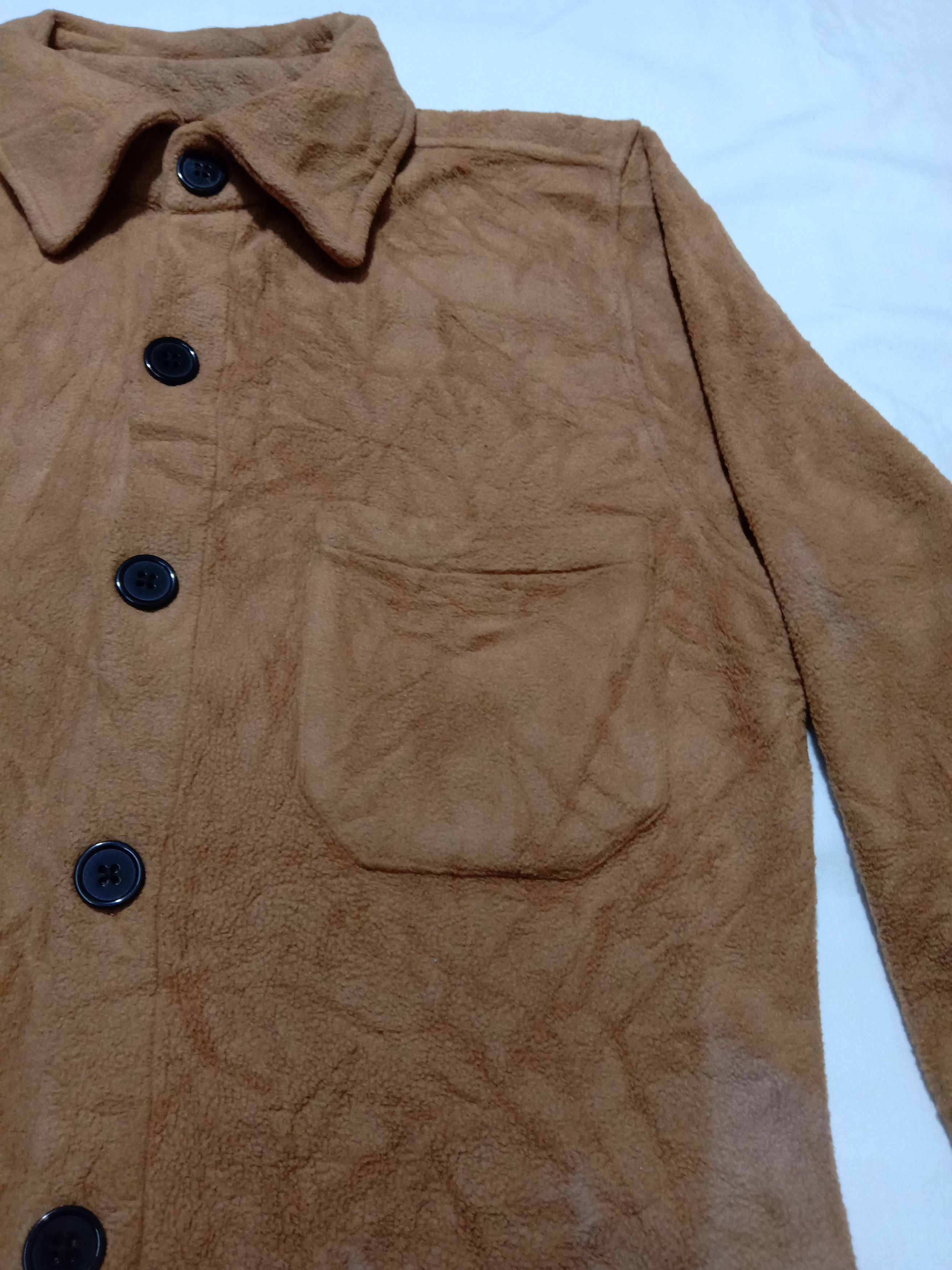 Japanese Brand Cloud Nine Button Down Shirt / Jacket Fleece Size US M / EU 48-50 / 2 - 3 Thumbnail