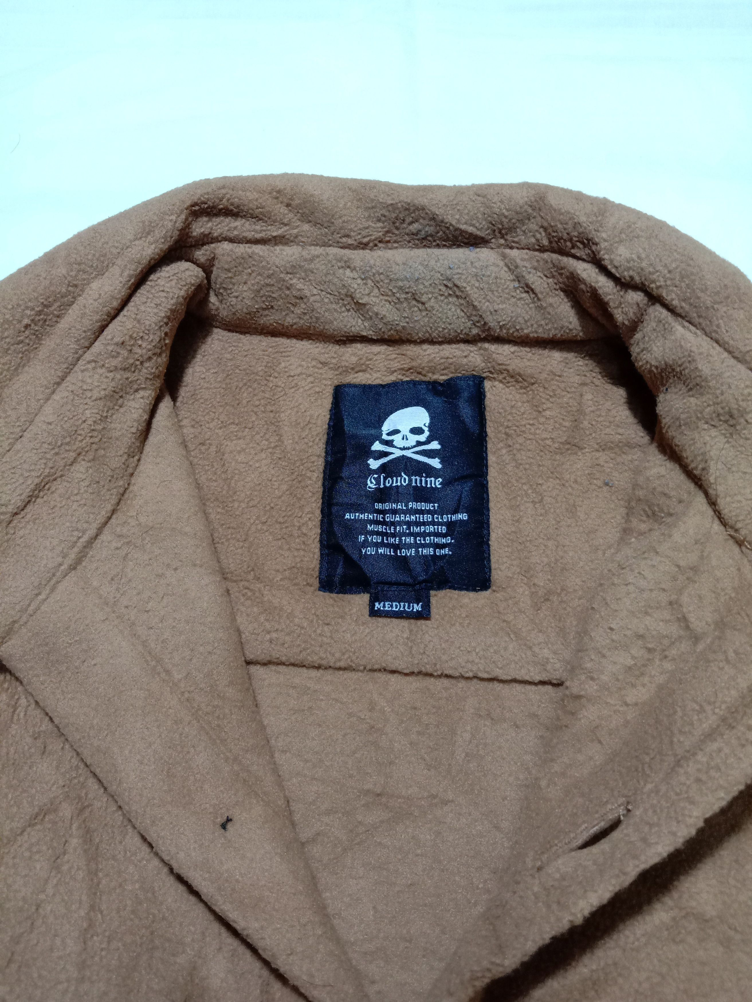 Japanese Brand Cloud Nine Button Down Shirt / Jacket Fleece Size US M / EU 48-50 / 2 - 9 Thumbnail