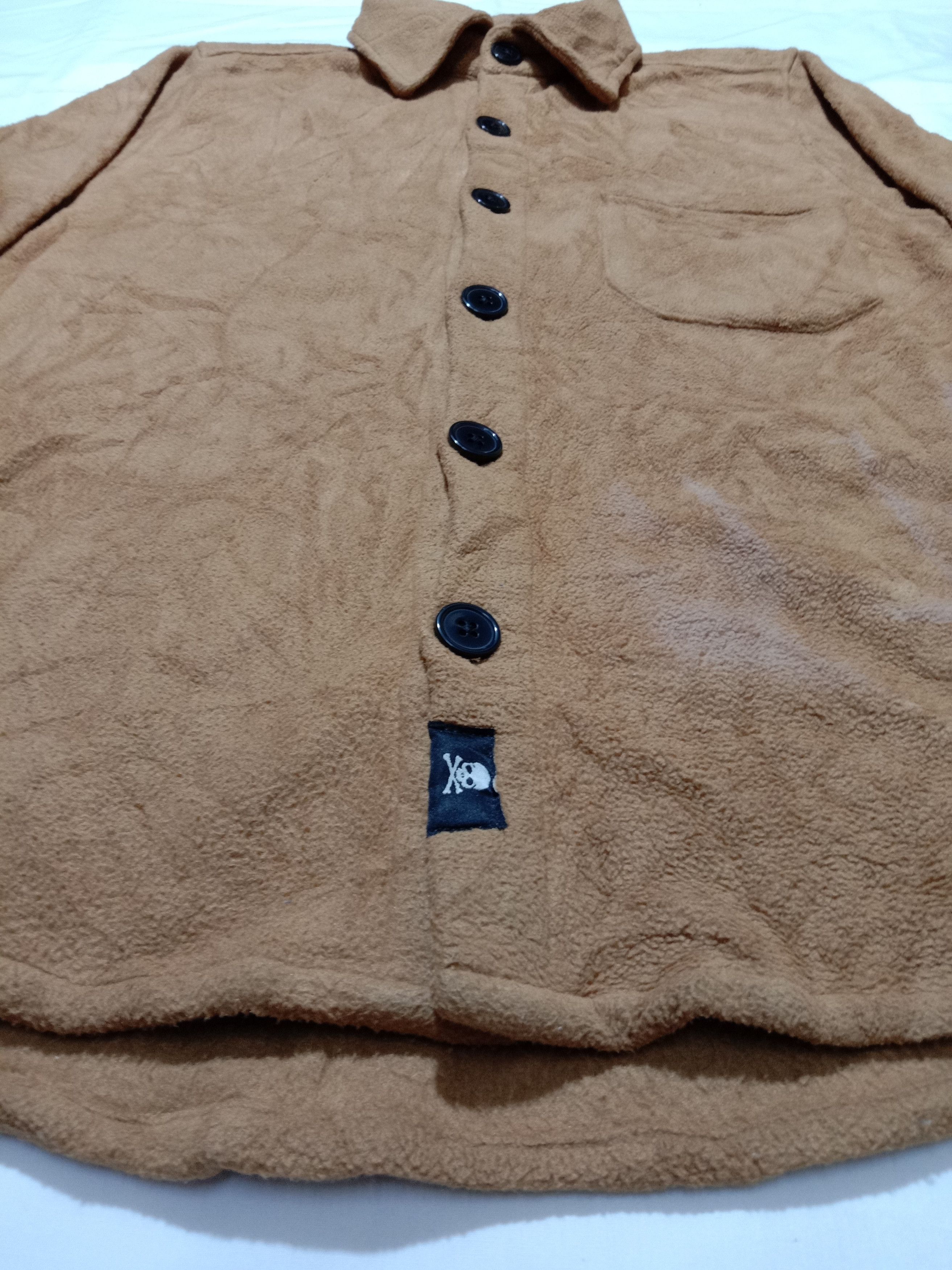 Japanese Brand Cloud Nine Button Down Shirt / Jacket Fleece Size US M / EU 48-50 / 2 - 6 Thumbnail