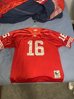 Vintage 80s Sand Knit Joe Montana Jersey 