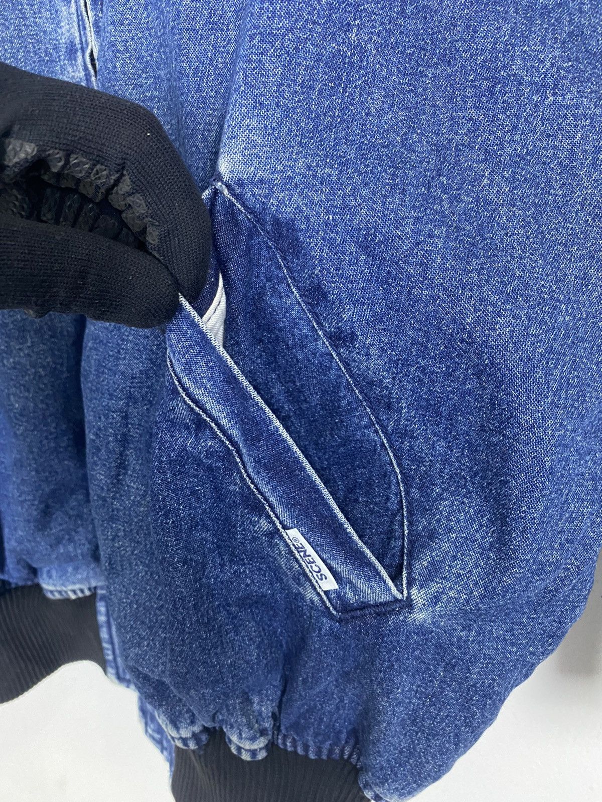 Denime × Vintage VINTAGE SCENE AMERICA DENIME BOMBER JACKET Size US L / EU 52-54 / 3 - 9 Thumbnail
