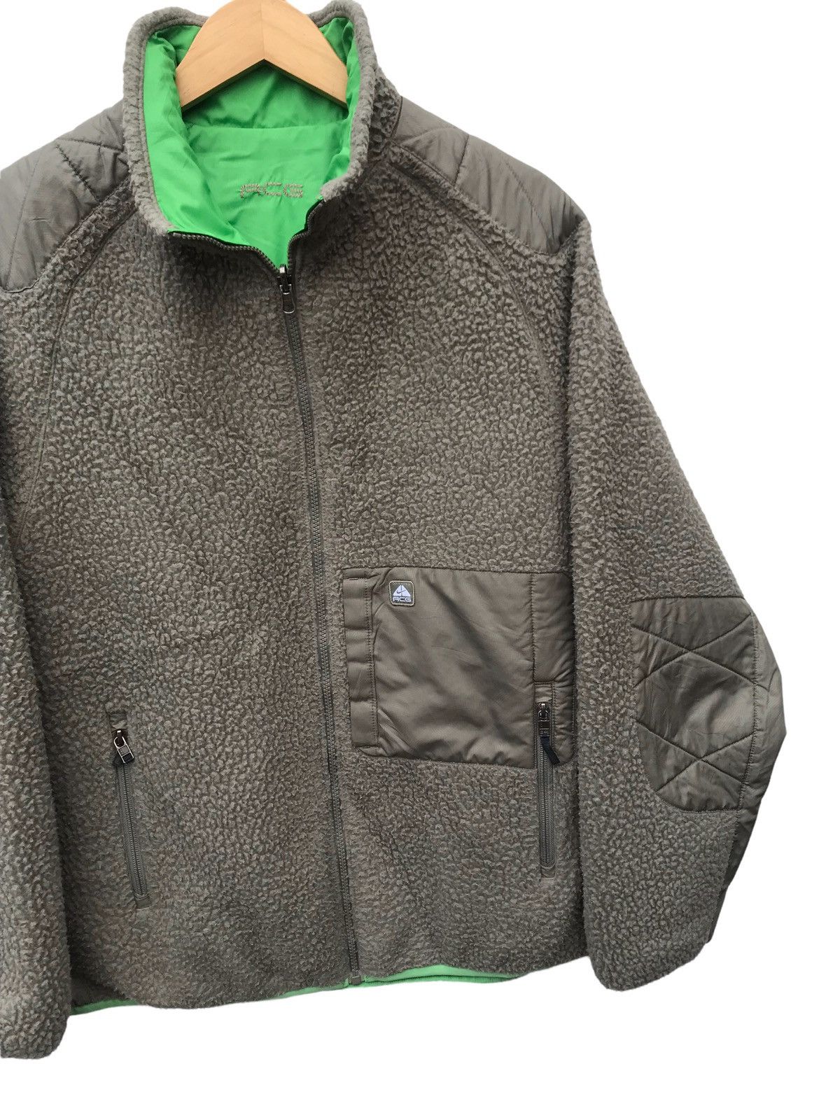 Nike ACG Nike Acg Riversible Sherpa Nylon Jacket Size US L / EU 52-54 / 3 - 3 Thumbnail