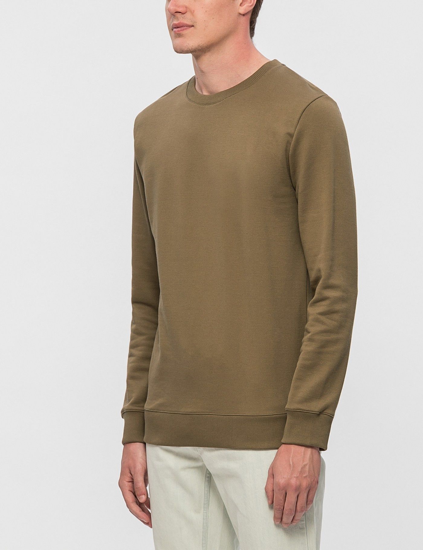 A.P.C. Bros Crew Sweatshirt - Beige Fonce Size US S / EU 44-46 / 1 - 3 Thumbnail