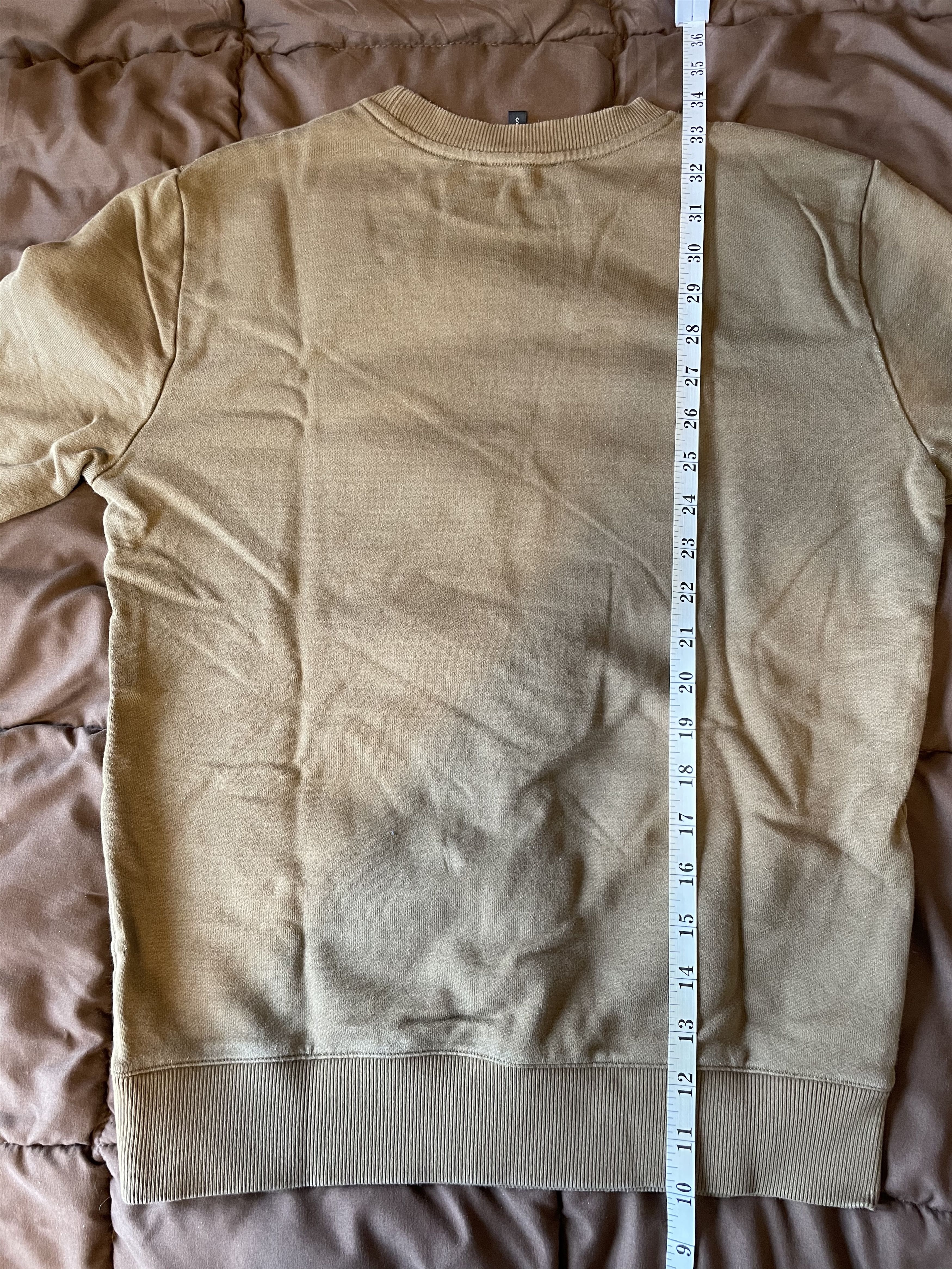 A.P.C. Bros Crew Sweatshirt - Beige Fonce Size US S / EU 44-46 / 1 - 6 Thumbnail