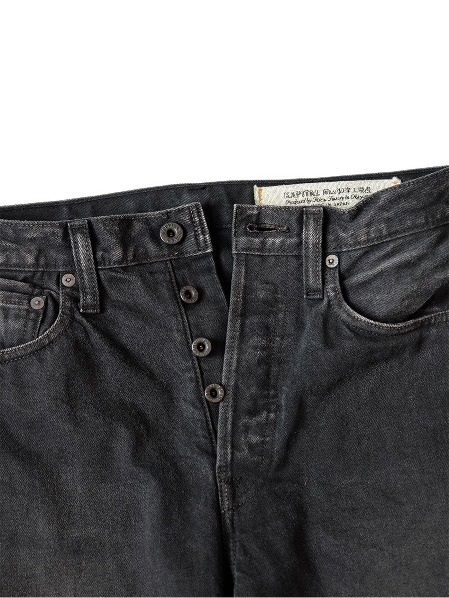 Kapital KAPITAL 14oz black denim 5P monkey cisco jeans Size US 28 / EU 44 - 8 Thumbnail