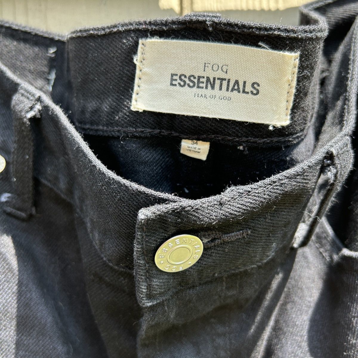 FOG Fog essentials Black denim jeans Size US 34 / EU 50 - 4 Thumbnail