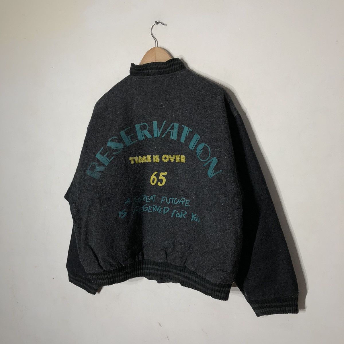 Hysteric Glamour Reservation Big Logo Varsity Jacket Size US M / EU 48-50 / 2 - 7 Thumbnail