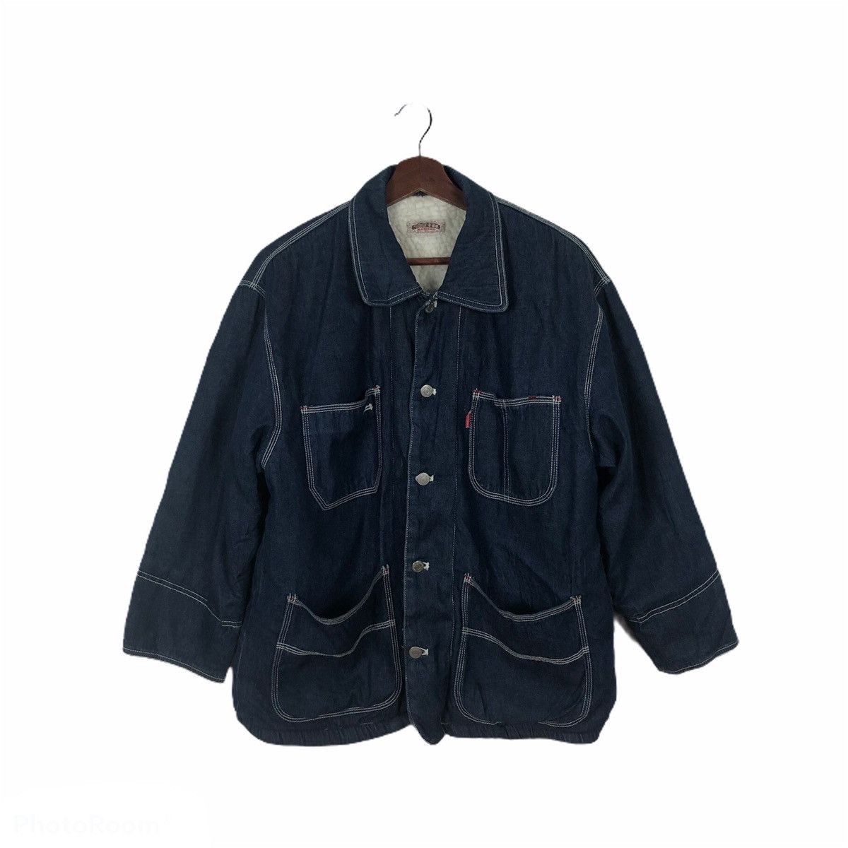 Japanese Brand KARUSHU DENIM JACKET PATCHWORK INSPIRED BY BLUE BLUE JAPAN Size US S / EU 44-46 / 1 - 1 Thumbnail