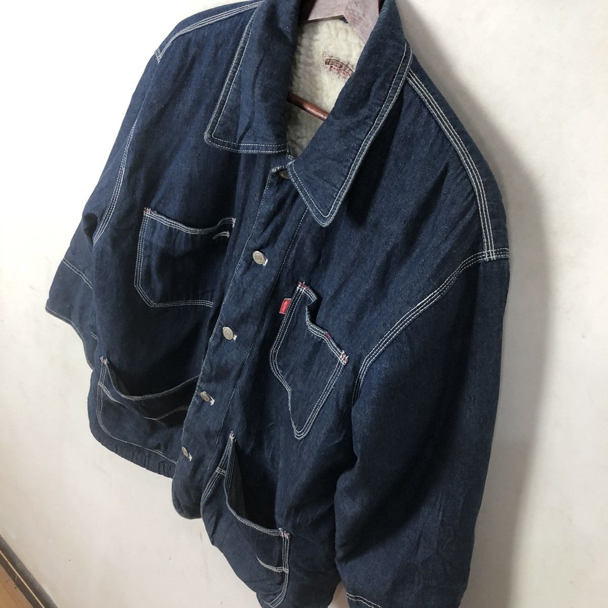 Japanese Brand KARUSHU DENIM JACKET PATCHWORK INSPIRED BY BLUE BLUE JAPAN Size US S / EU 44-46 / 1 - 7 Thumbnail