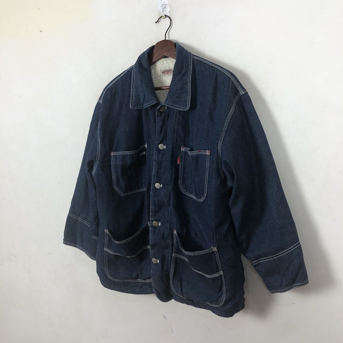 Japanese Brand KARUSHU DENIM JACKET PATCHWORK INSPIRED BY BLUE BLUE JAPAN Size US S / EU 44-46 / 1 - 2 Thumbnail