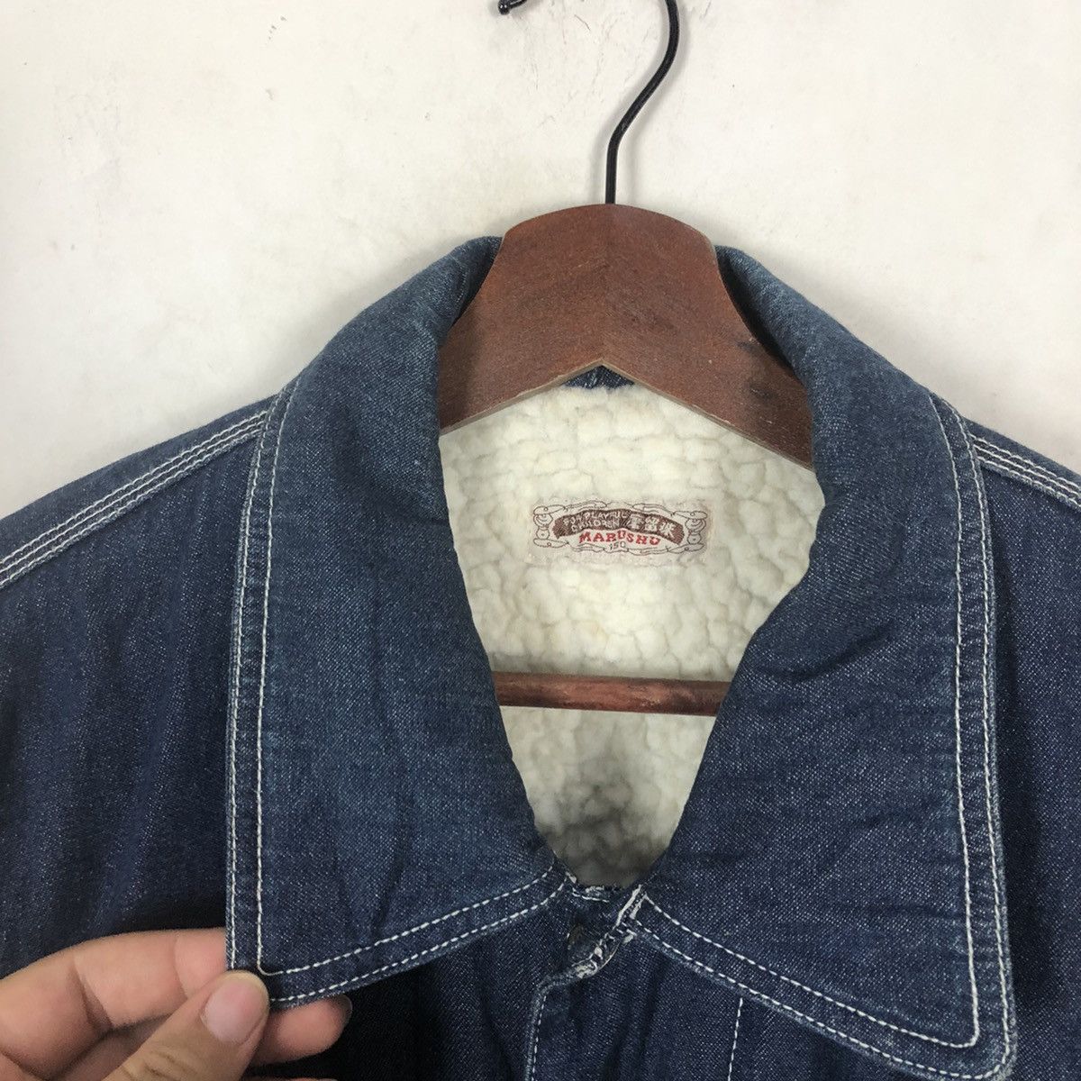Japanese Brand KARUSHU DENIM JACKET PATCHWORK INSPIRED BY BLUE BLUE JAPAN Size US S / EU 44-46 / 1 - 8 Thumbnail