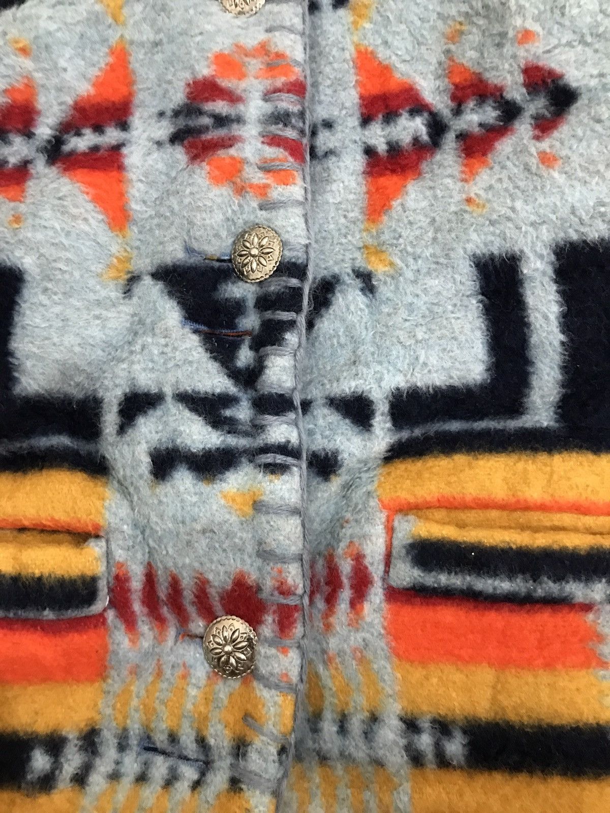 Japanese Brand Studio Map Navajo Tribal Fleece Cropped Kapital Style Size US S / EU 44-46 / 1 - 6 Thumbnail