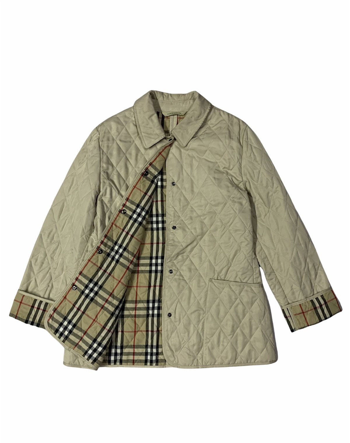 Burberry 🔥BURBERRY QUILTED JACKETS NOVACHECK Size US M / EU 48-50 / 2 - 1 Thumbnail