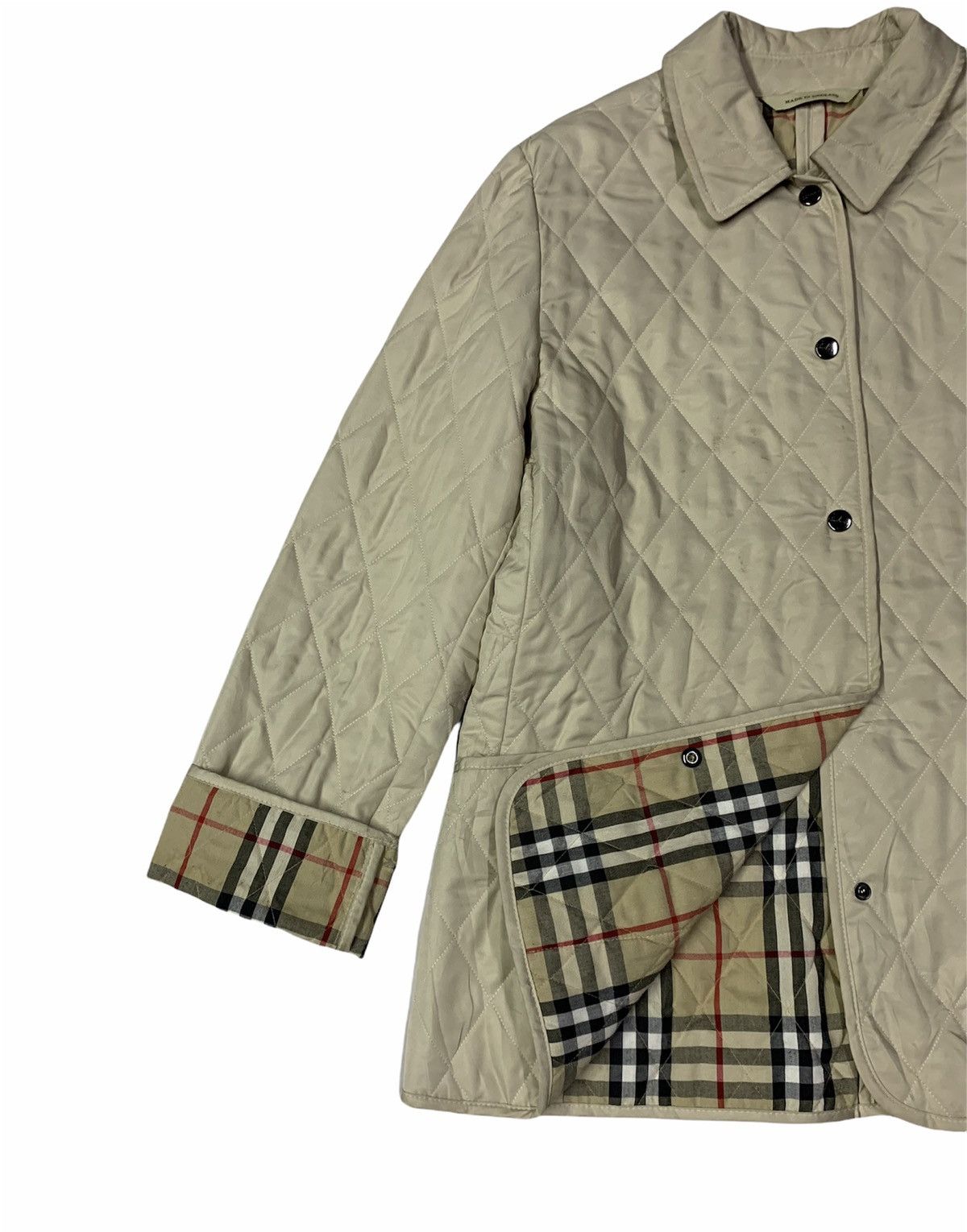 Burberry 🔥BURBERRY QUILTED JACKETS NOVACHECK Size US M / EU 48-50 / 2 - 4 Thumbnail