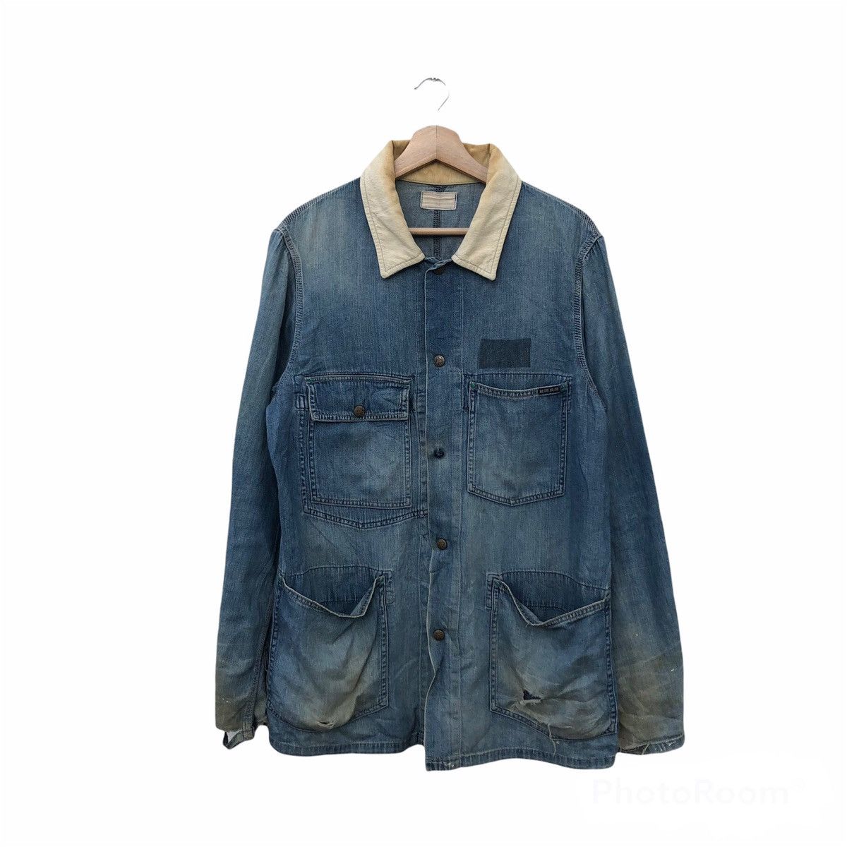 Blue Blue Japan BLUE BLUE JAPAN SHIRT BUTTON UPS DISTRESSED DESIGN Size US M / EU 48-50 / 2 - 1 Thumbnail