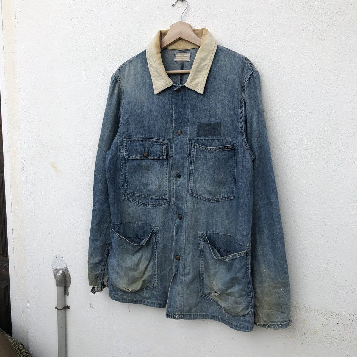 Blue Blue Japan BLUE BLUE JAPAN SHIRT BUTTON UPS DISTRESSED DESIGN Size US M / EU 48-50 / 2 - 2 Thumbnail