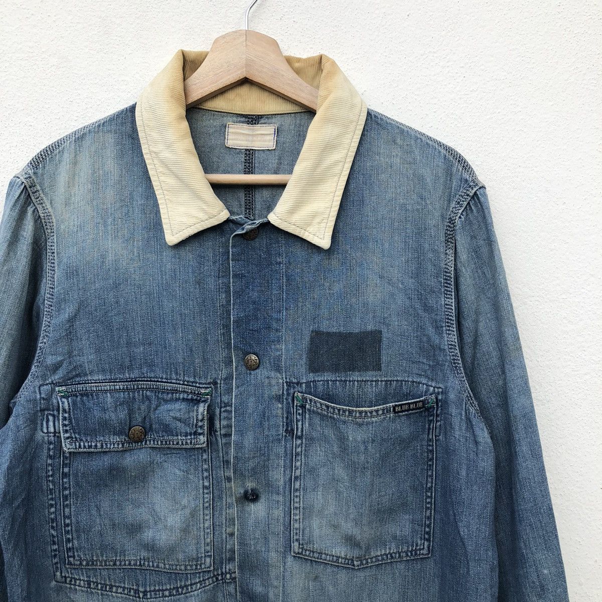 Blue Blue Japan BLUE BLUE JAPAN SHIRT BUTTON UPS DISTRESSED DESIGN Size US M / EU 48-50 / 2 - 4 Thumbnail